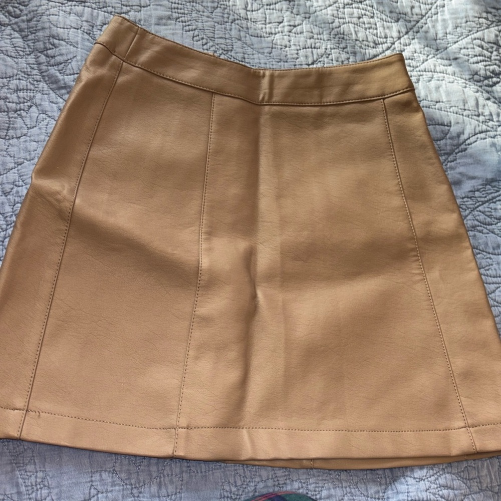 Leather skirt